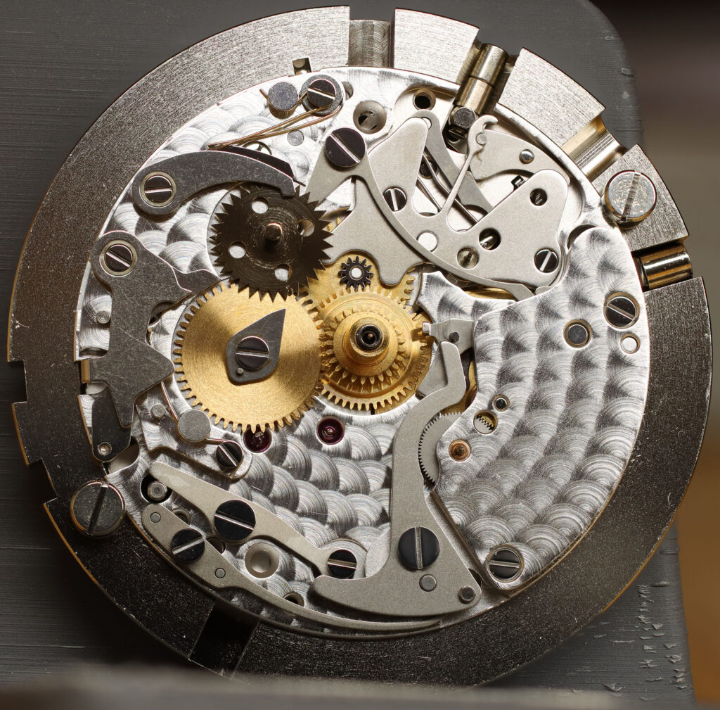 Omega 1866, dial side
